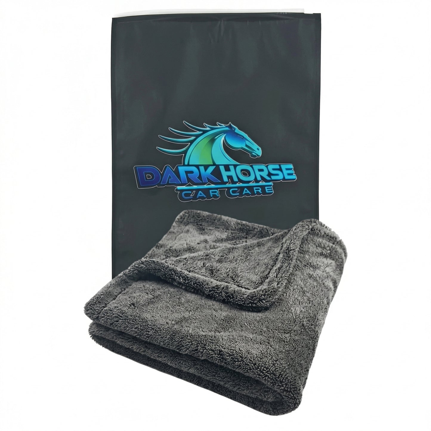 Dark Horse Drying Towel - High Resolution